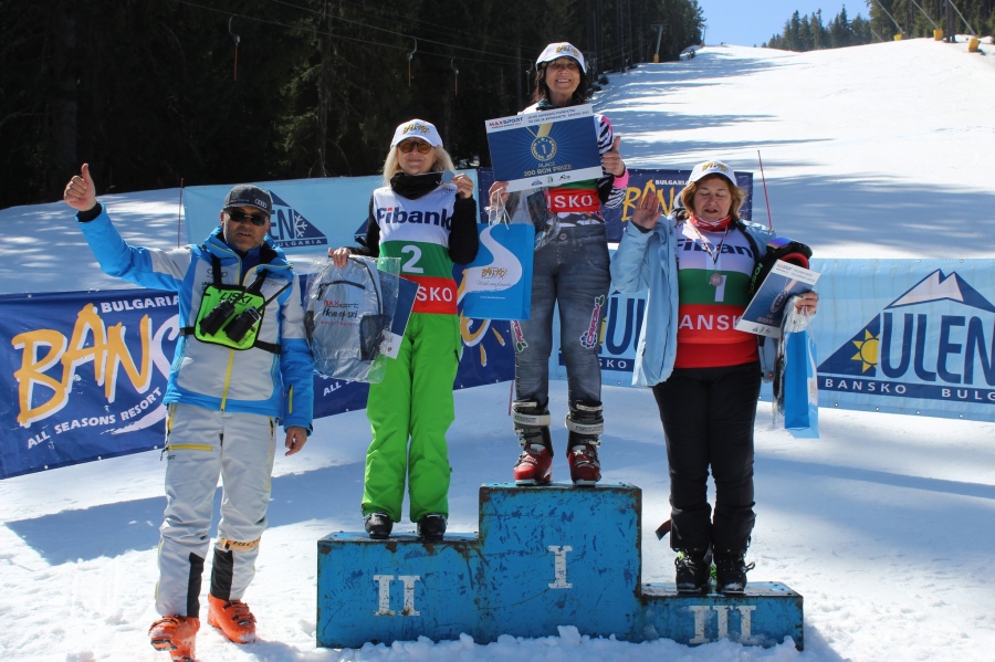 Синоптичката Христина Балинска със сребро от държавното по ски за журналисти в Банско