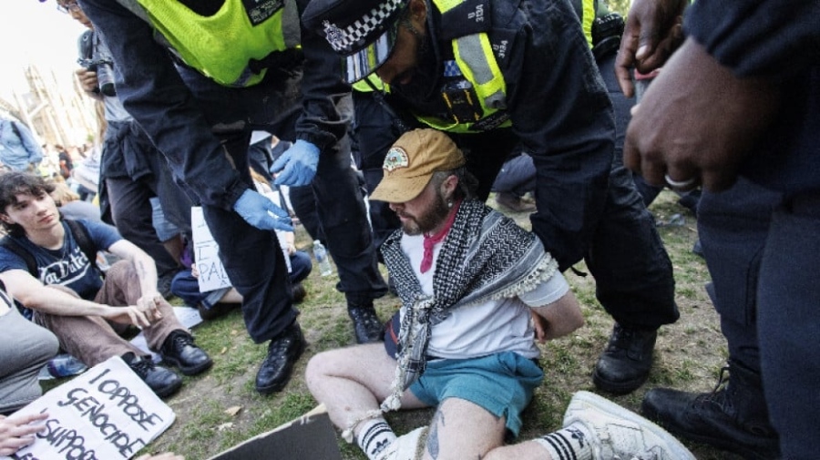 Лондонската полиция задържа 365 души на пропалестински протест