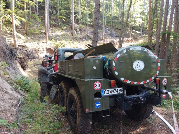 Към момента няма активно горене в периметъра на пожара в Пирин планина