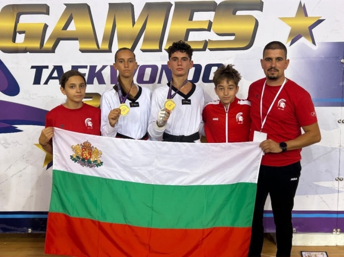 Гордост! Веселина Ангелова и Атанас Вакъвчиев от Дупница станаха европейски шампиони по таекуондо