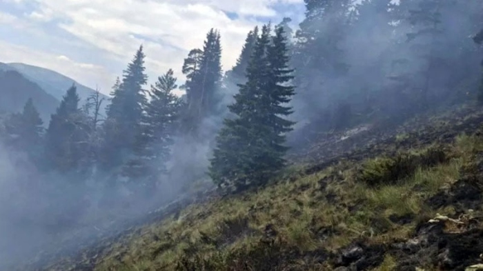 Западният фронт на пожара в Национален парк \