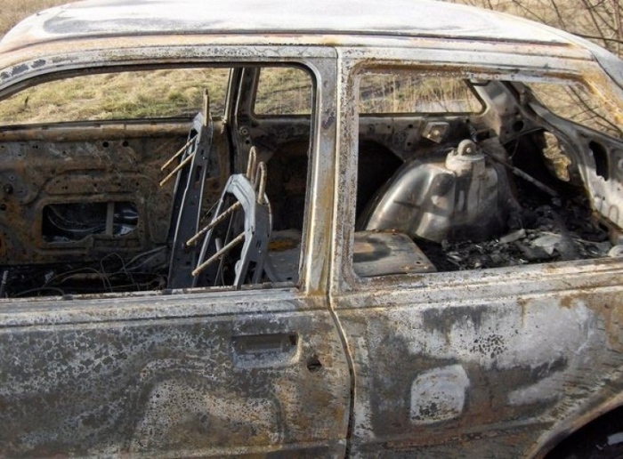 Джип изгоря в кюстендилското село Граница