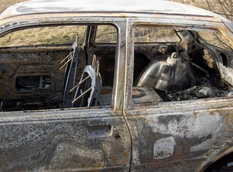 Джип изгоря в кюстендилското село Граница