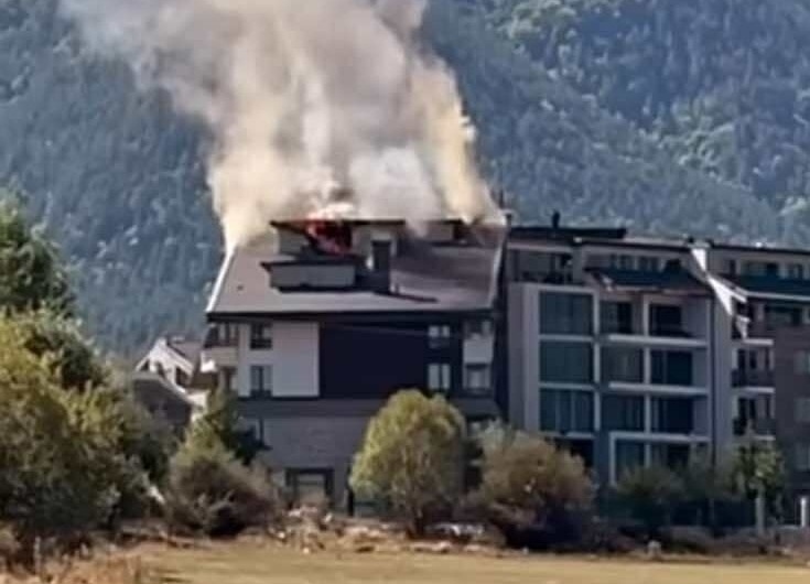 Изгасен е пожарът в новострояща се сграда в Банско