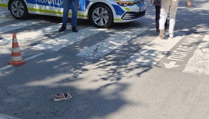 Водач от Беслен помете възрастна жена на ”зебра” в Гоце Делчев,  в тежко състояние е