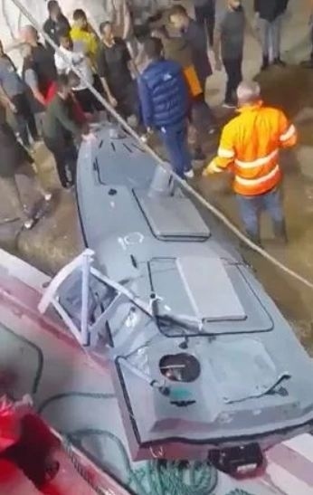 (видео) Откриха украински морски дрон камикадзе в Черно море