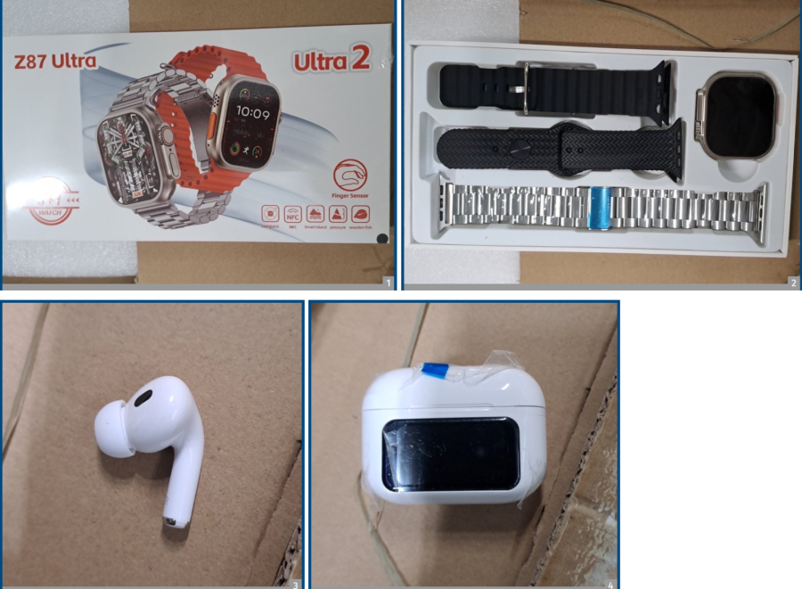 Конфискуваха голямо количество китайски ментета на смарт часовници и козметика в камион на АМ ”Струма” край Кулата