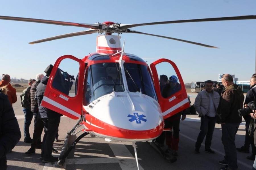 Въздушната линейка транспортира пациент от Благоевград за София