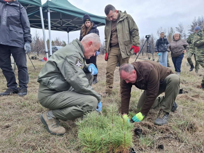 „Съживи гората”! Горски и ВВС залесиха с 1113 фиданки опожарени земи край Самоков