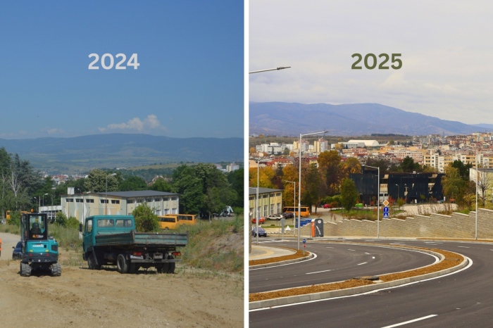 Пуснаха в движение новоизградения булевард „Леон Ламуш“ в Благоевград