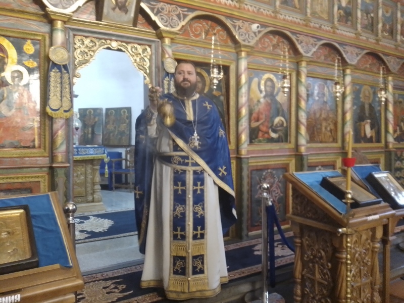 Свети Мина бе почетен в дупнишкия храм „Покров на пресвета Богородица“