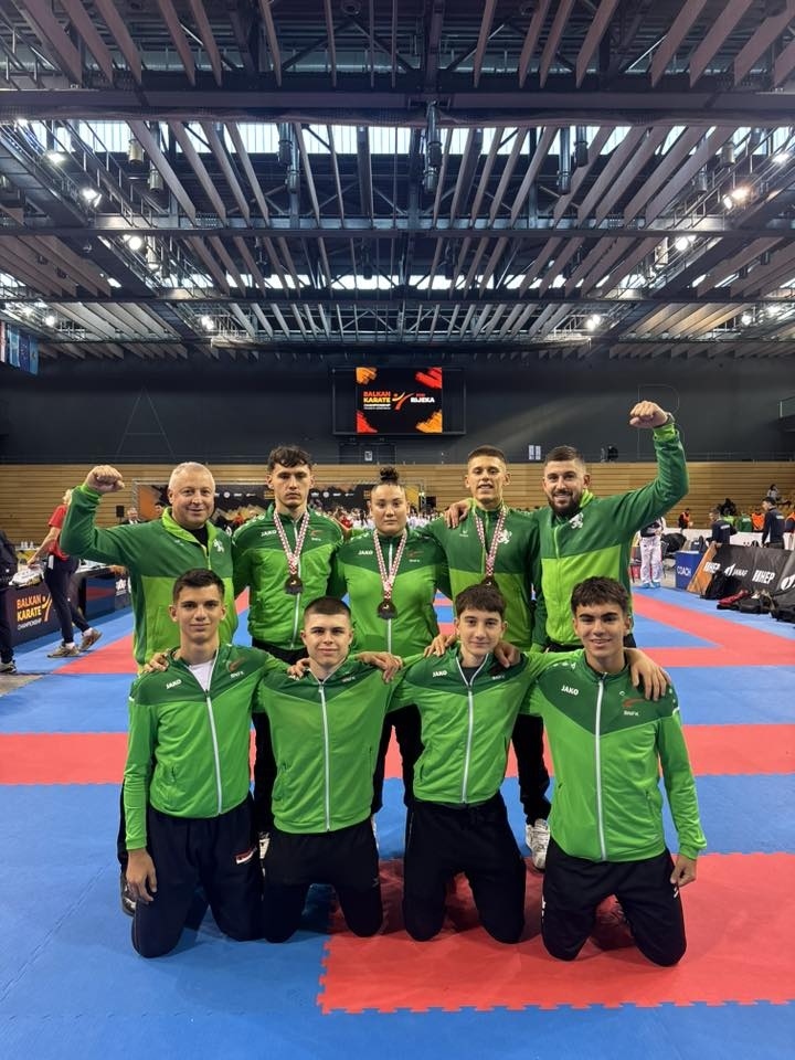 Бронзови медали за кюстендилския „Шурикен“ от Балканското първенство по карате