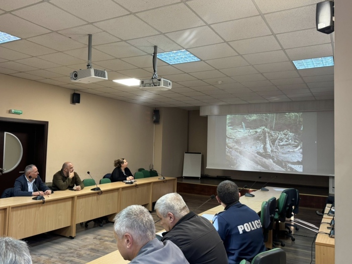 Областният щаб за защита при бедствия в Кюстендил със спешни мерки за авариен ремонт на водохващане “Елешница”