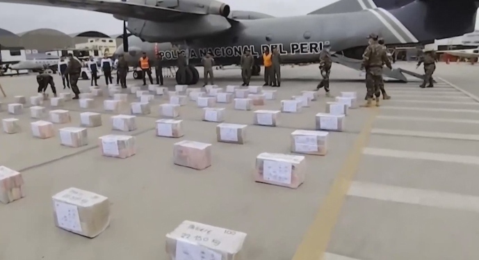 Перу залови над 3 тона кокаин, предназначен за Белгия