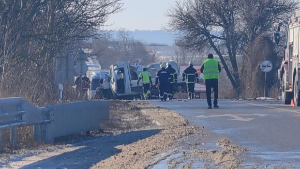 Тежка катастрофа на пътя Русе - Бяла, има жертва