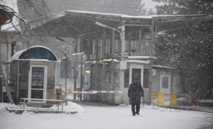 Лошото време спря камионите през сръбския пункт, съпределен на КГПП „Стрезимировци“ 