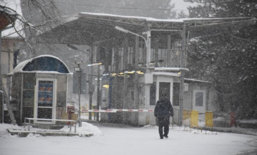 Лошото време спря камионите през сръбския пункт, съпределен на КГПП „Стрезимировци“ 