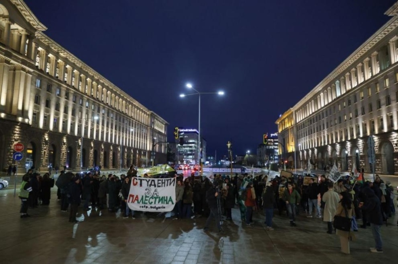 Протест пред парламента: сега и срещу участието на България в Съвета за мир