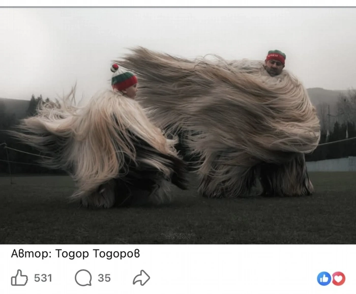 Тодор Тодоров улови магията на кукерите и спечели фотоконкурса на фестивала в Симитли
