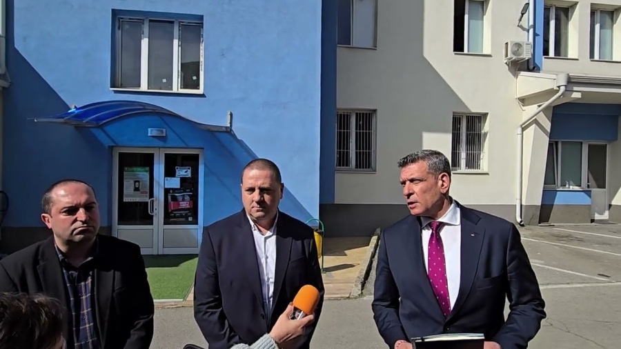 Гл. комисар Георги Кандев представи Илия Тупаров като нов шеф на полицията в Благоевград