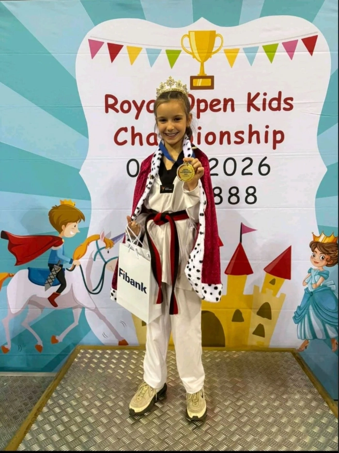  Дария Михалчева от Дупница грабна злато на „Royal Open Kids“