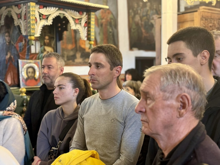 Сапарева баня посрещна своя световен шампион: Патриарх Даниил благослови биатлониста Георги Джоргов и неговия треньор Илиян Пенев