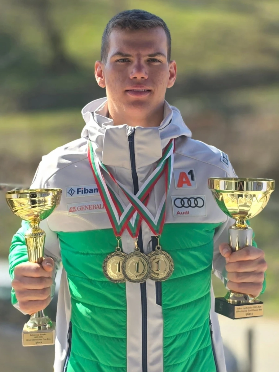 Спортист №1 на Самоков Марио Матиканов обра златото на Балканската купа и на държавното по ски бягане