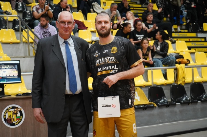 Избраха баскетболиста на Миньор 2015 Игор Кесар за най-полезен играч в Националната лига