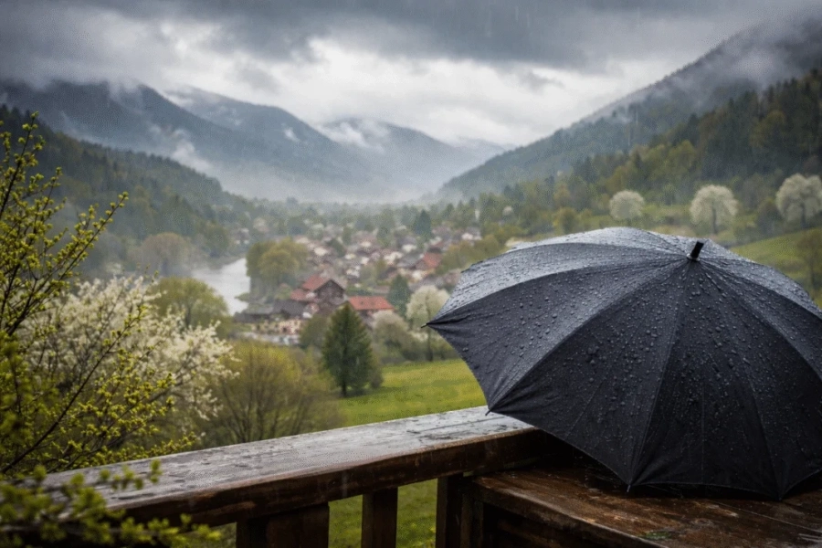 Времето в четвъртък: Облаци, дъжд и температури до 10 градуса