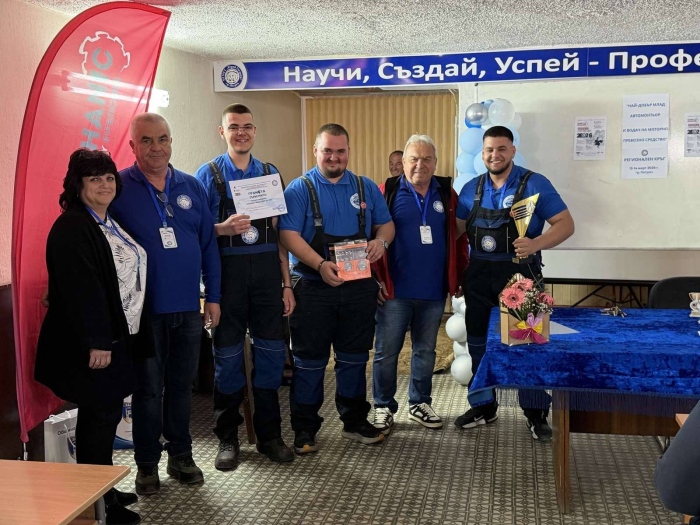 Георги Димитров от Петрич грабна титлата най-добър млад автомонтьор 