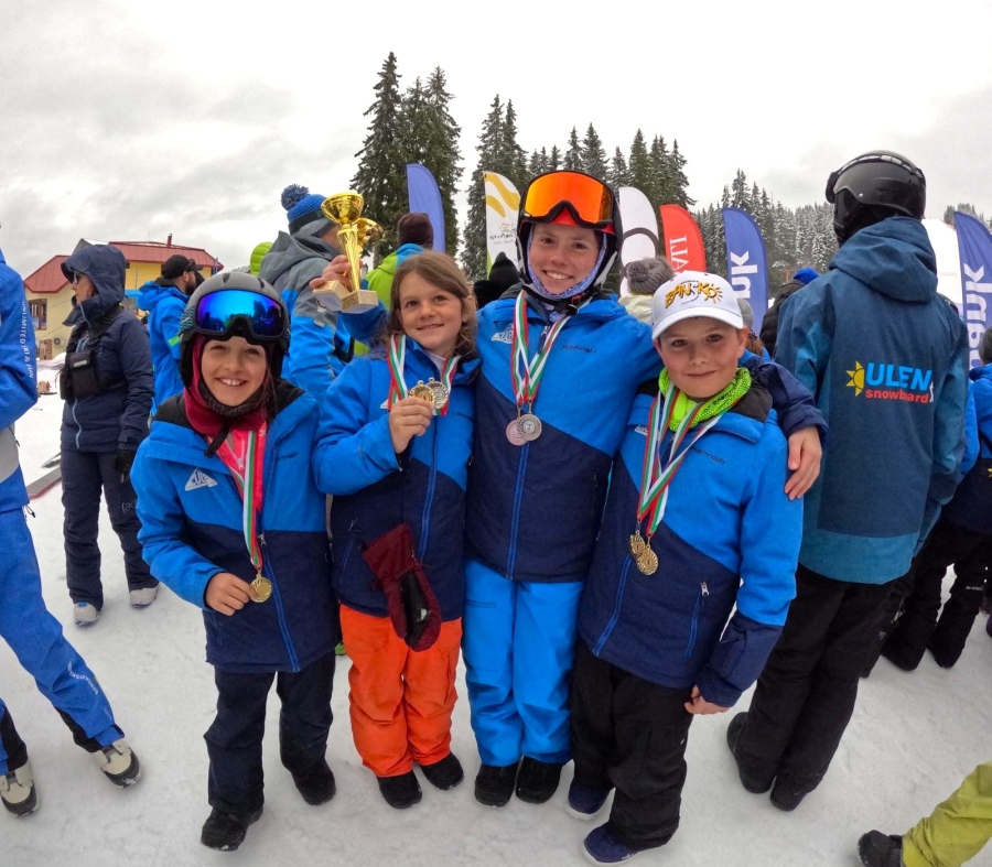 Сноубордистите на „Юлен“ - Банско с нова серия от златни отличия на националната сцена