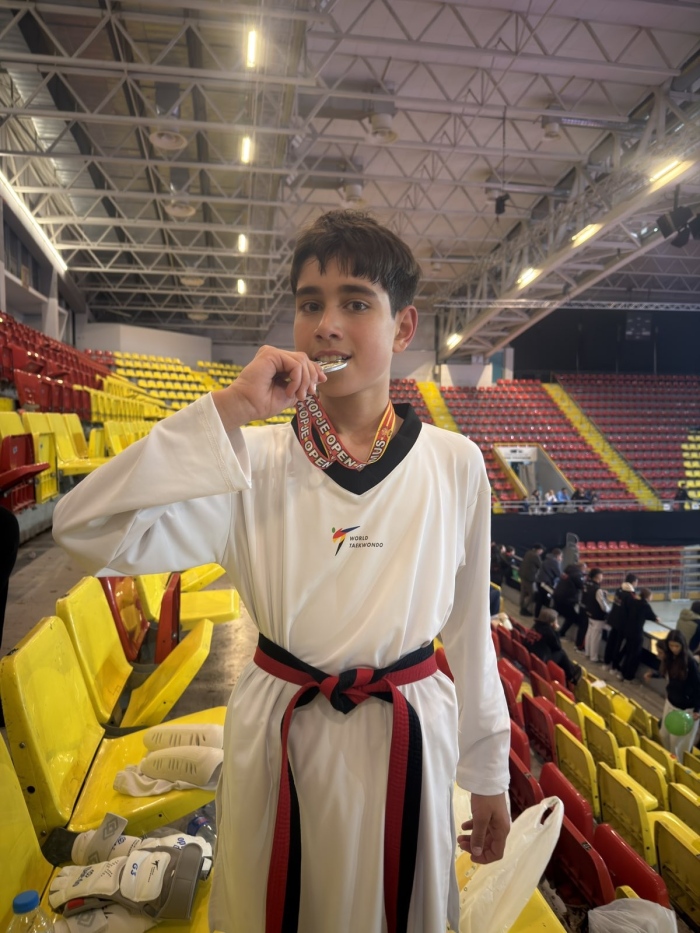 Разлог се гордее! Георги Попов  завоюва сребро  от международен турнир по таекуондо в Скопие