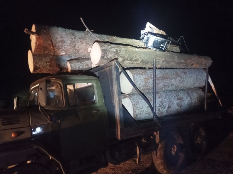 Спипаха камион с близо 10 кубика незаконна дървесина край Говедарци
