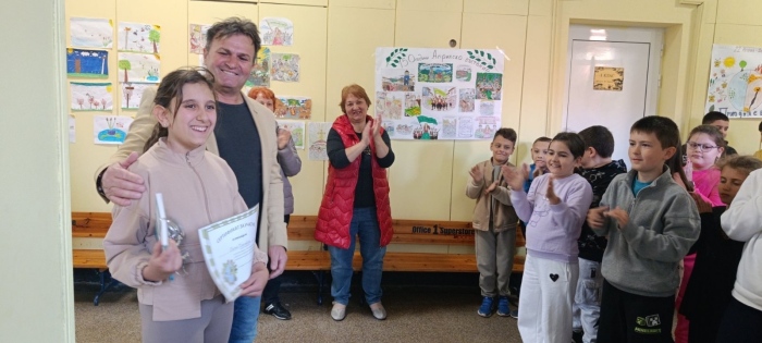 Община Бобошево отличи Лилия Плачийска в конкурс за бъдещето на планетата