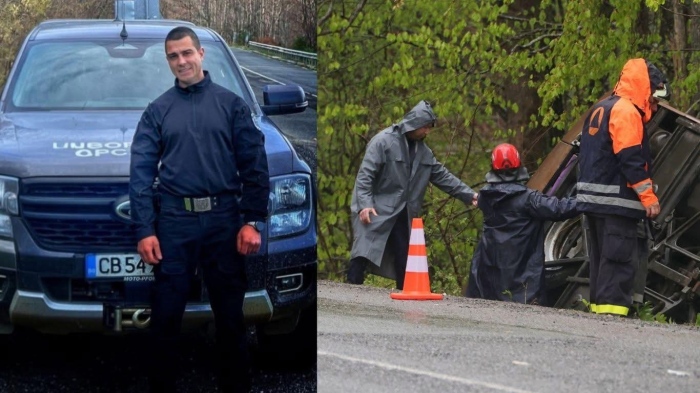 Награждават полицая, спасил хора от автобуса край ГКПП „Малко Търново”