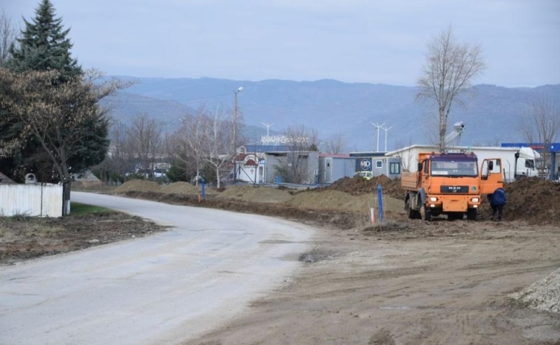 Временна организация на движението в централната част на Сандански