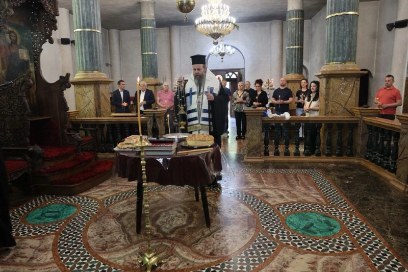 С панихида в Гоце Делчев почетоха паметта на Тодор Гаджев 40 дни след кончината му