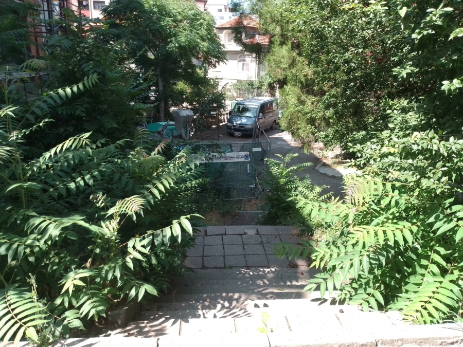 Стълби на ул. „Трети гвардейски полк“ в Дупница станаха невидими от бурени