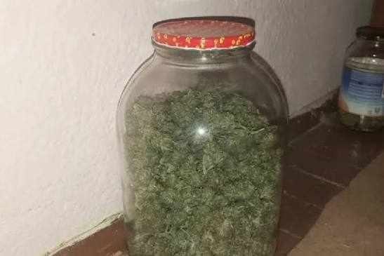 Марихуана в буркан доведе до арест на софиянец в Банско