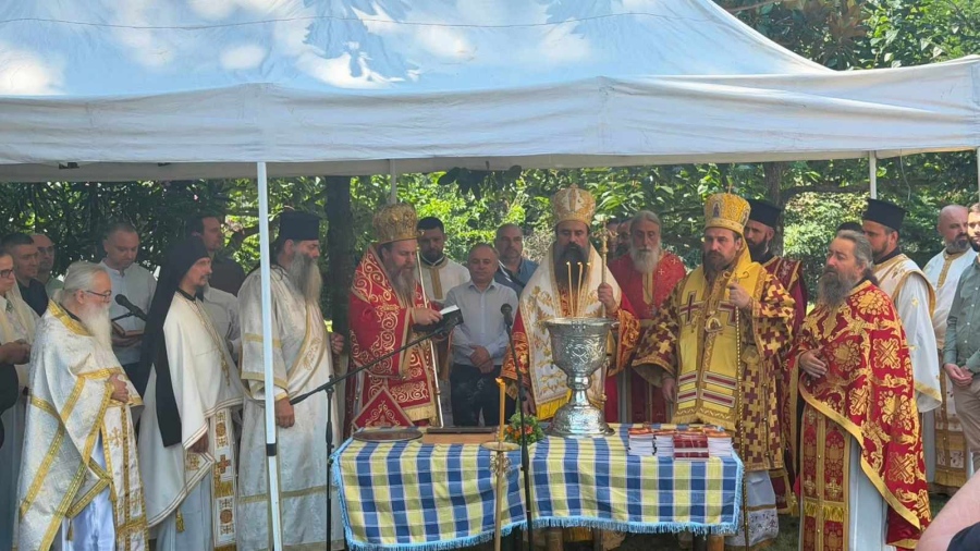Патриарх Даниил благослови Лешница за 100-годишнината на местния храм, дари икона и кръст (ОБНОВЕНО)