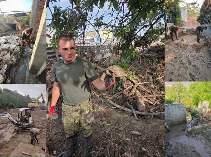 Край на мисията: 185 военнослужещи девет дни разчистваха щетите от наводненията в Струмяни